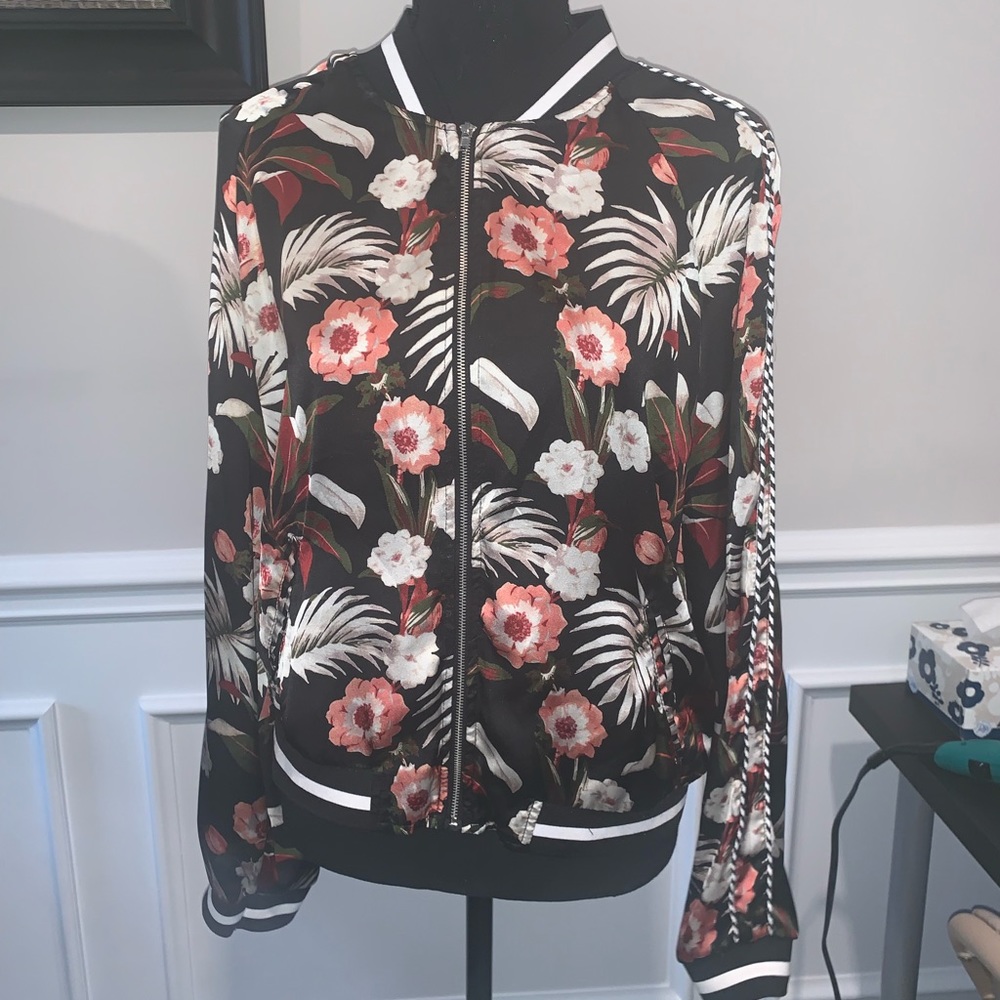 Lightweight floral jacket